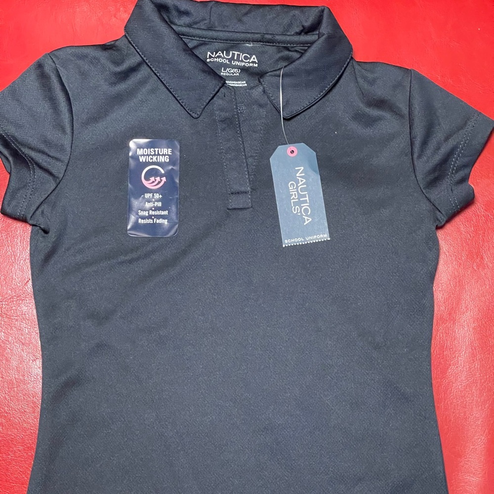 NAUTICA girls school uniform blouse